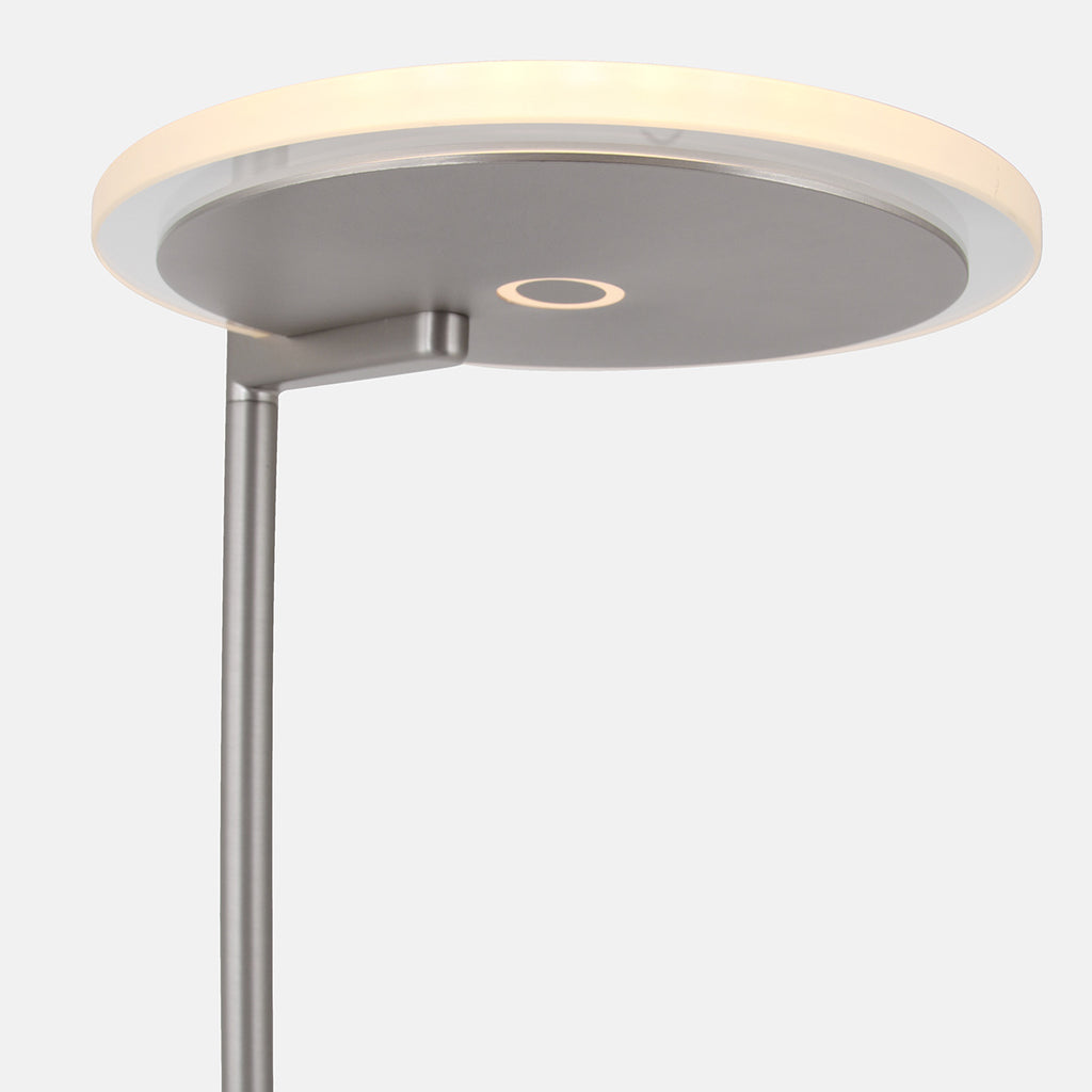 Vloerlamp Turound 2988ST staal met leesarm
