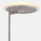 Vloerlamp Turound 2988ST staal met leesarm