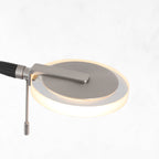Vloerlamp Turound 2988ST staal met leesarm