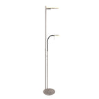 Vloerlamp Turound 2988ST staal met leesarm