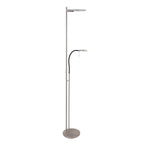 Vloerlamp Turound 2988ST staal met leesarm