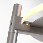 Vloerlamp Turound 2988ST staal met leesarm