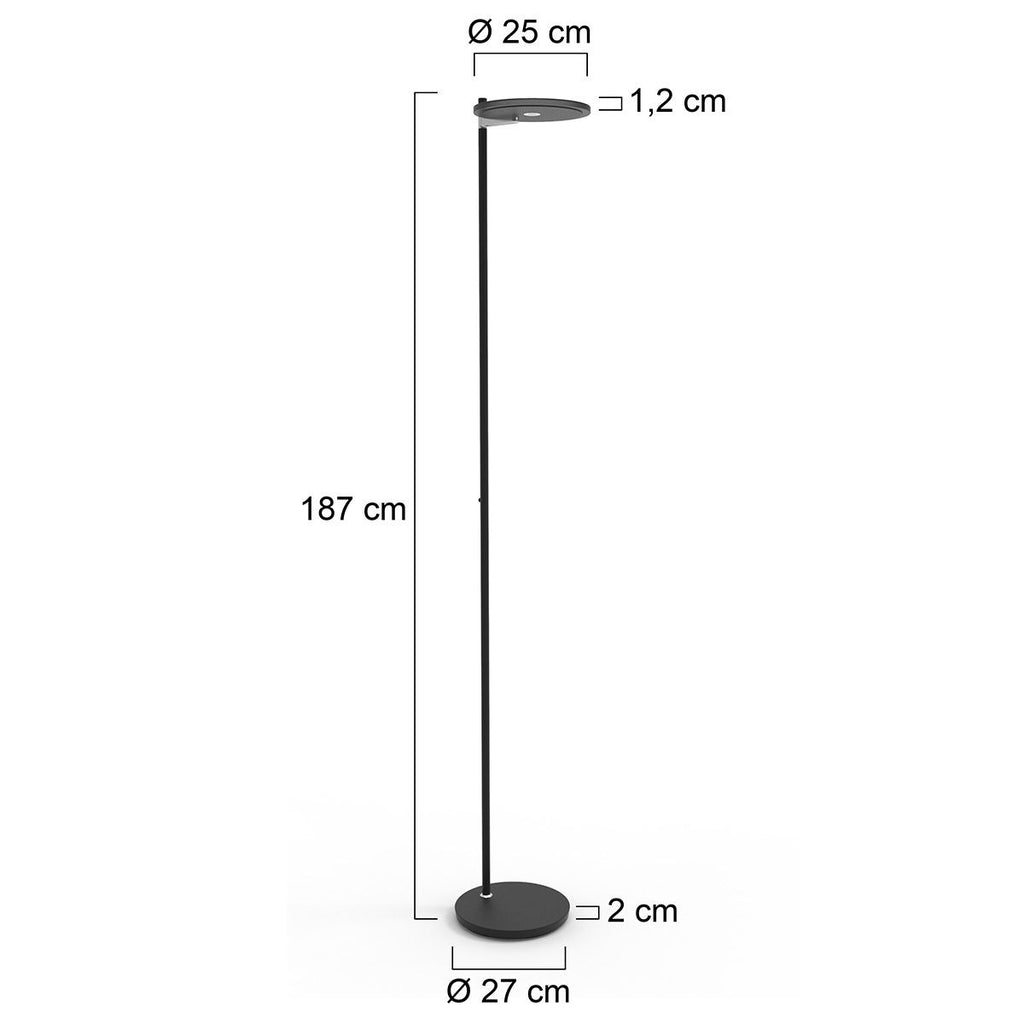 Vloerlamp Turound 2993ZW Zwart