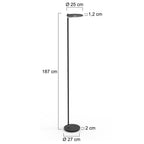 Vloerlamp Turound 2993ZW Zwart