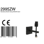 Wandlamp Stang 2995ZW Zwart