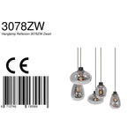 Hanglamp Reflexion 3078ZW Zwart