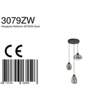 Hanglamp Reflexion 3079ZW Zwart