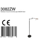 Vloerlamp Turound 3082ZW Zwart