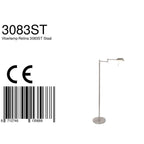 Vloerlamp Retina 3083ST Staal
