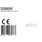 Plafondlamp Ringlede 3086W Witte LED lamp Ø30cm