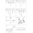Plafondlamp Ringlede 3086W Witte LED lamp Ø30cm