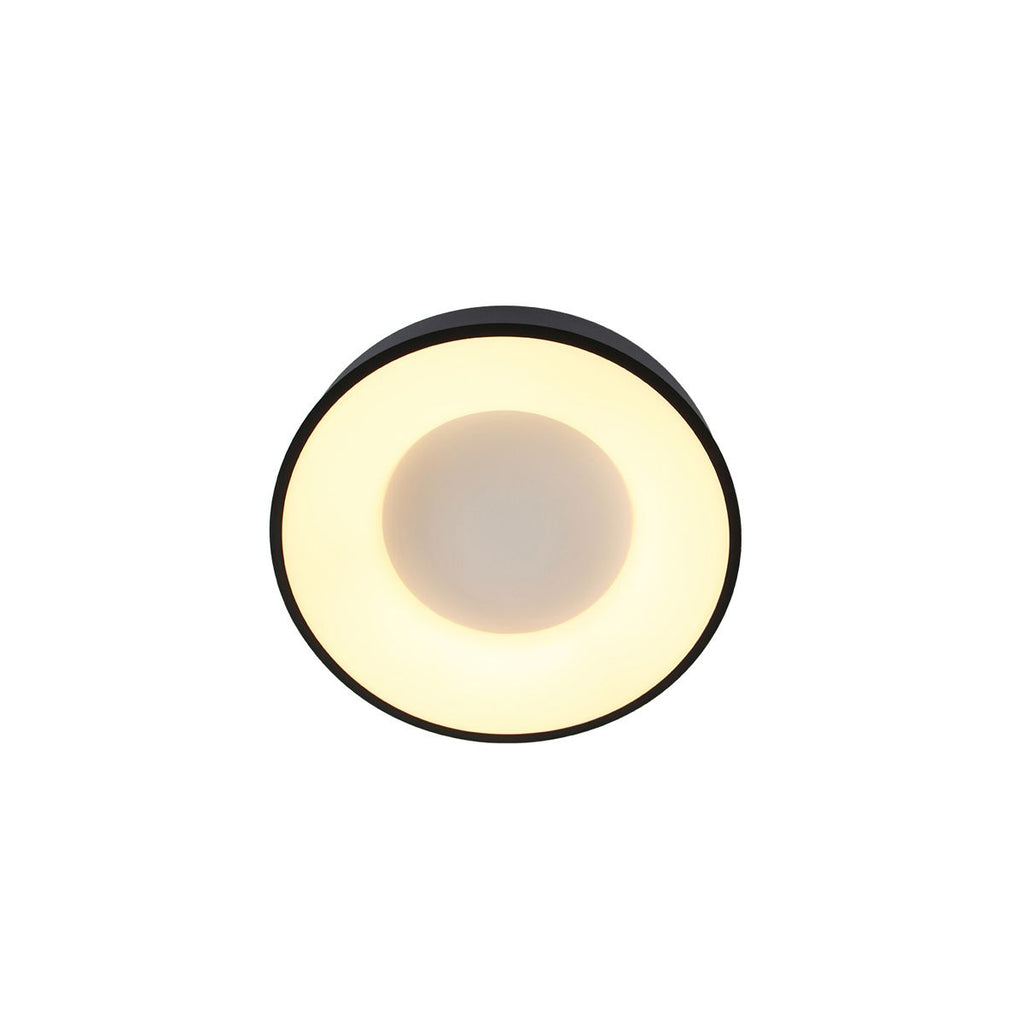 Plafondlamp Ringlede 3086ZW Zwart Ø30cm