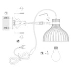 Klemspot Dunbar 3093ZW Zwart
