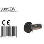 Wandlamp Turound 3095ZW Zwart