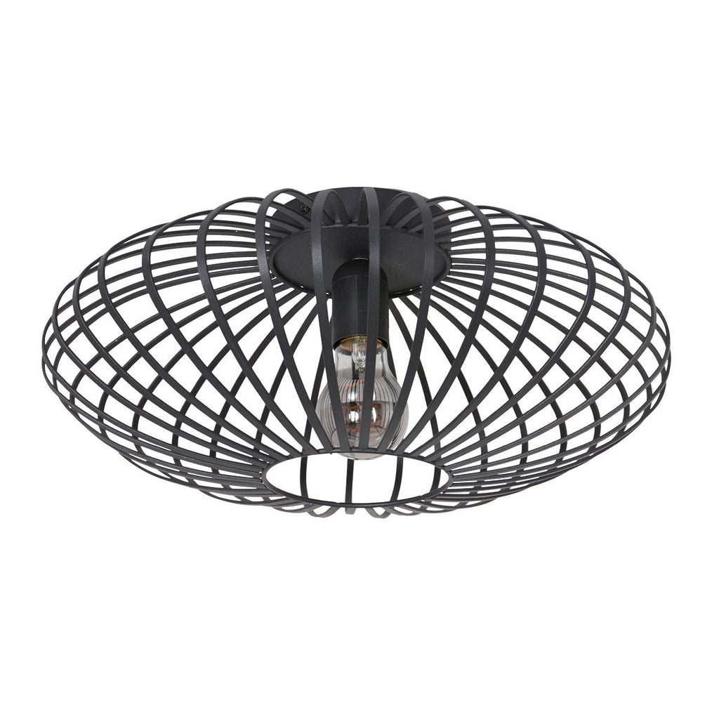 Plafondlamp Dunbar 3097ZW Zwart