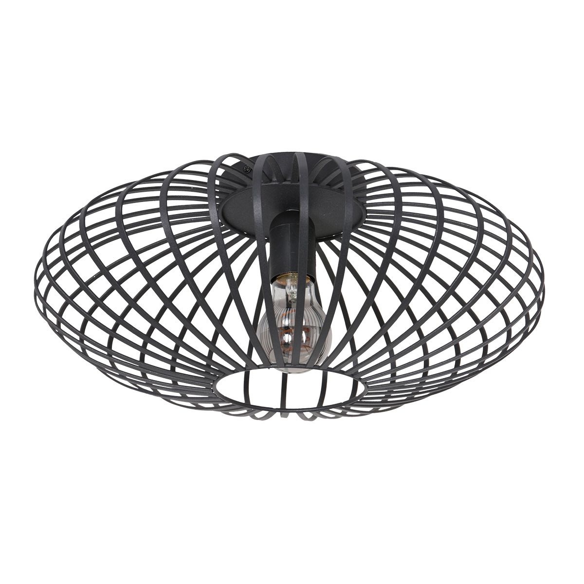 Plafondlamp Dunbar 3097ZW Zwart