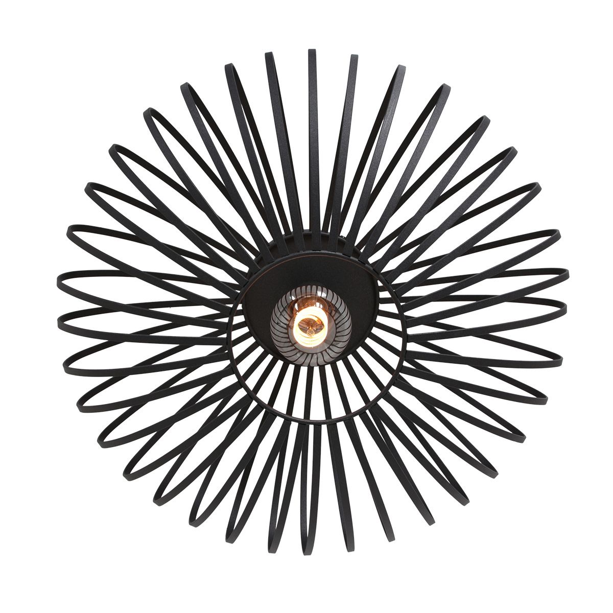 Plafondlamp Dunbar 3097ZW Zwart