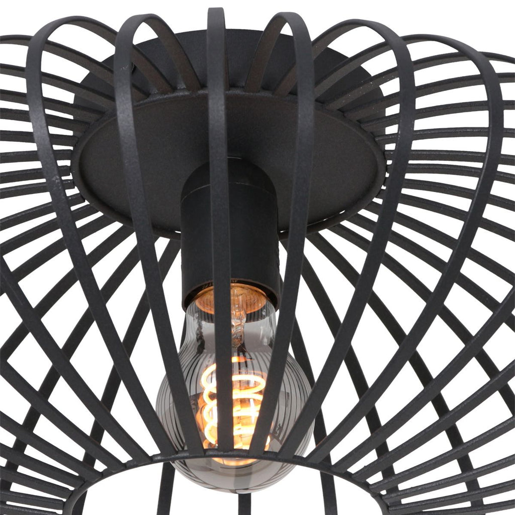 Plafondlamp Dunbar 3097ZW Zwart