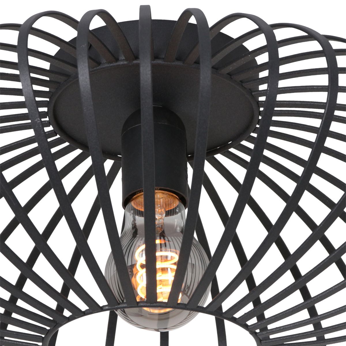 Plafondlamp Dunbar 3097ZW Zwart