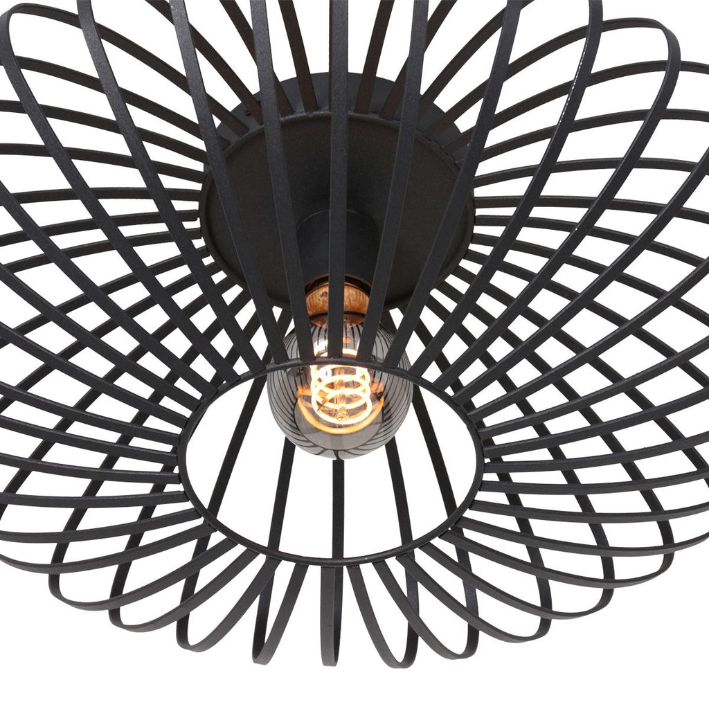 Plafondlamp Dunbar 3097ZW Zwart