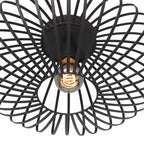 Plafondlamp Dunbar 3097ZW Zwart