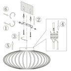 Plafondlamp Dunbar 3097ZW Zwart