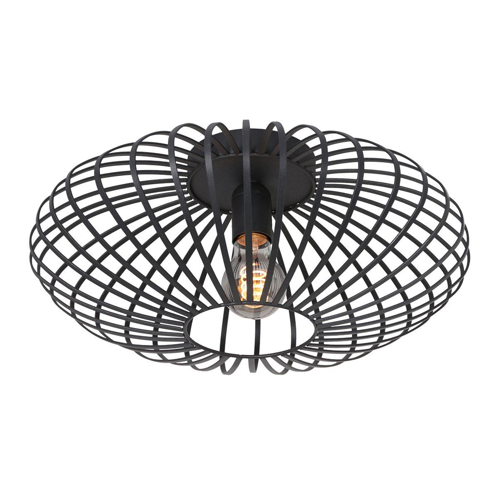 Plafondlamp Dunbar 3097ZW Zwart