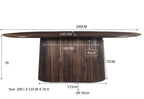 Salvator Walnut 200cm