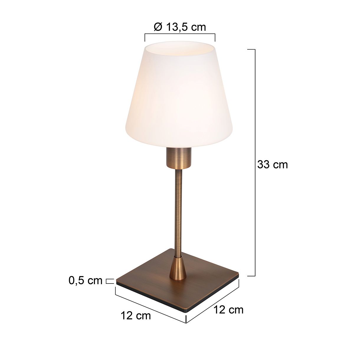 Tafellamp Ancilla 3100BR Brons