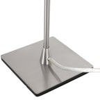 Tafellamp Ancilla 3100ST staal touch on/off met opaal wit glas