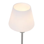 Tafellamp Ancilla 3100ST staal touch on/off met opaal wit glas