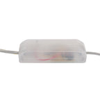 Tafellamp Ancilla 3100ST staal touch on/off met opaal wit glas