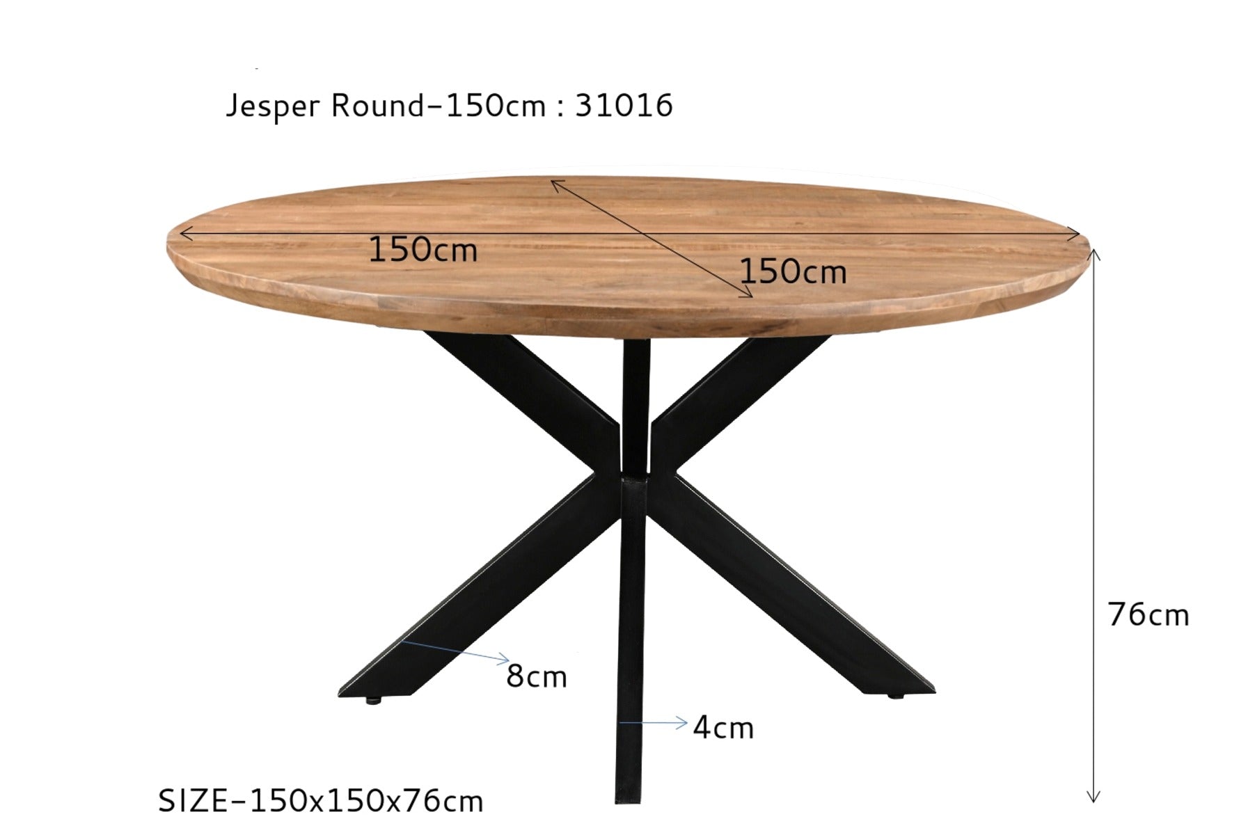 Jesper Round 150cm