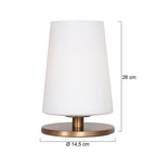 Tafellamp Ancilla 3101BR Brons
