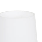 Tafellamp Ancilla 3101CR crème touch on/off met opaal wit glas