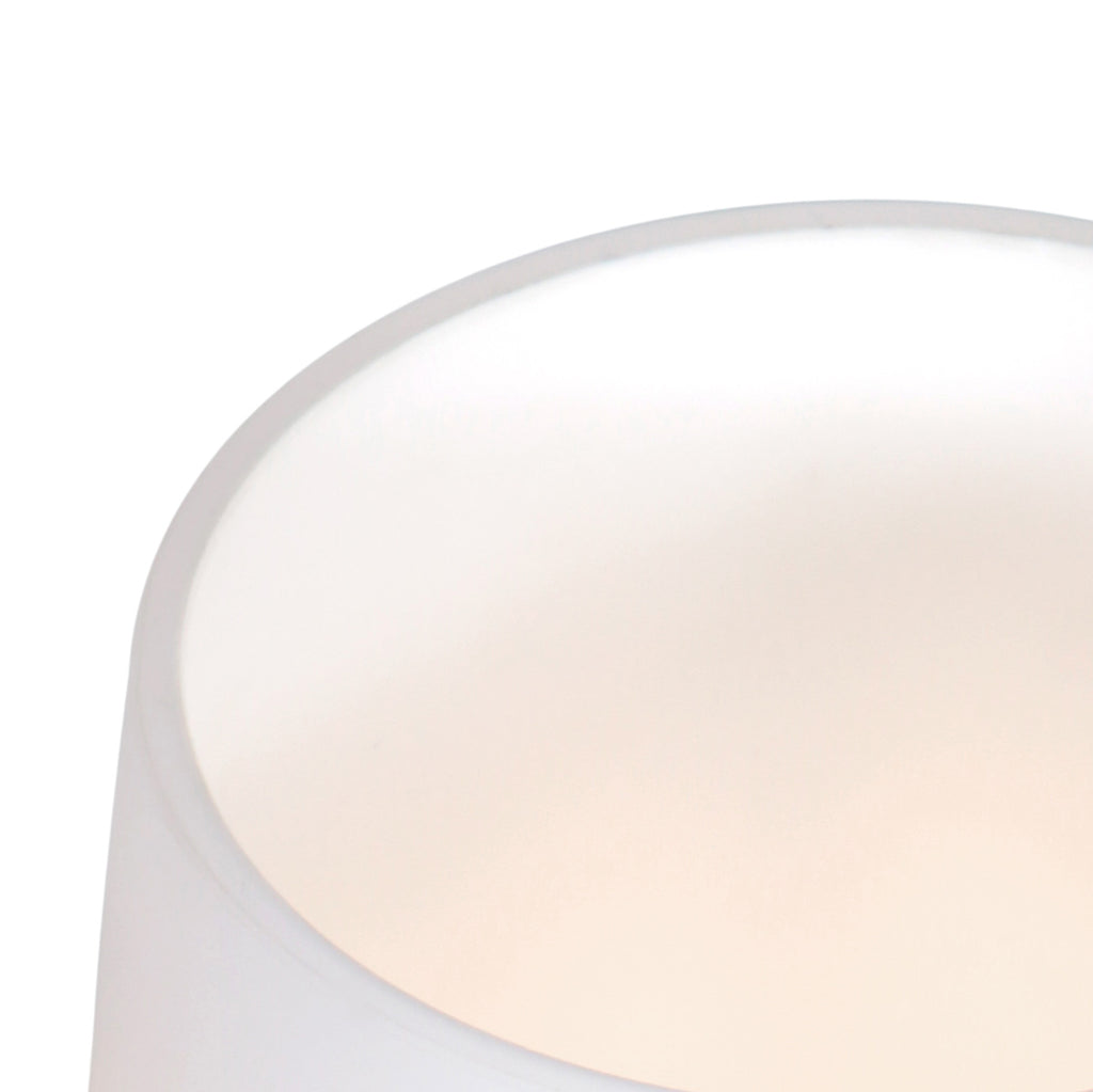 Tafellamp Ancilla 3101CR crème touch on/off met opaal wit glas
