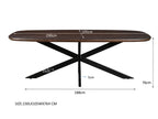 Jesper Danish Oval Brown 230 cm