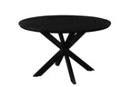 Jesper Round Black 120cm