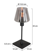 Tafellamp Ancilla 3102ZW Zwart