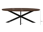 Jesper Oval Brown 210 cm