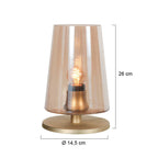 Tafell. 1-l. amber glas E27