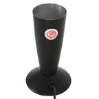 Lavalamp Volcan 3116ZW staal met groen blauwe vloeistof