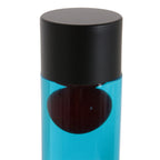 Zwarte lavalamp Volcan 3117ZW met helder en rode vloeistof