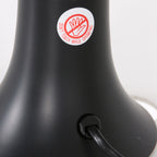 Zwarte lavalamp Volcan 3117ZW met helder en rode vloeistof