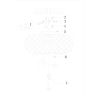 Plafondlamp Maze 3128BE Bruin