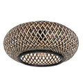 Plafondlamp Maze 3129BE Zwart-Bruin