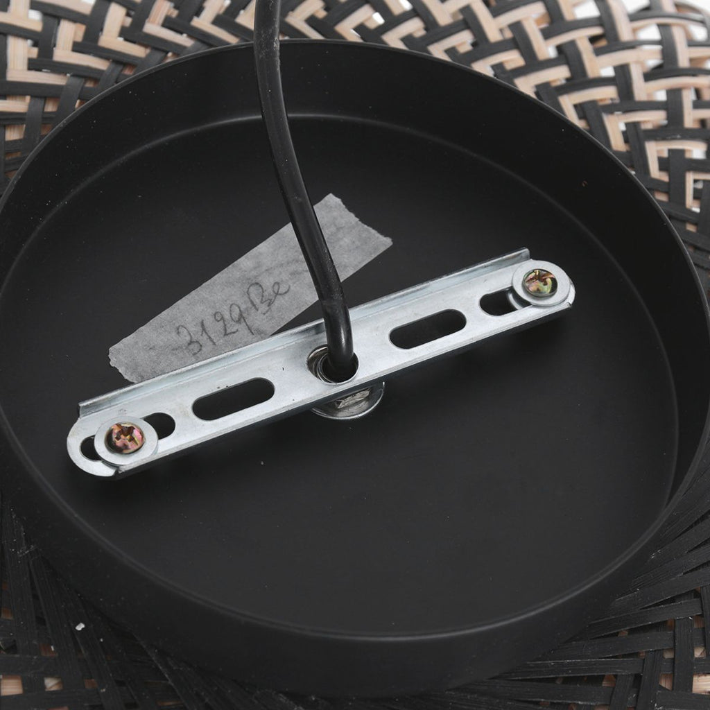 Plafondlamp Maze 3129BE Zwart-Bruin