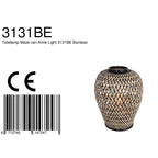 Tafellamp Maze 3131BE Zwart-Bruin