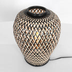 Tafellamp Maze 3131BE Zwart-Bruin