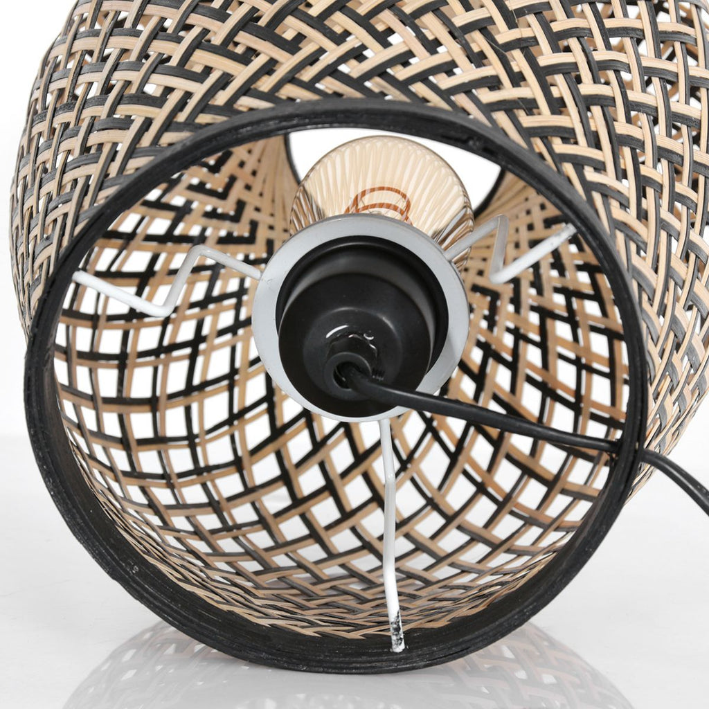 Tafellamp Maze 3131BE Zwart-Bruin